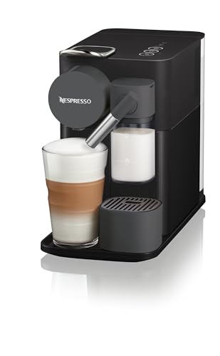 De'Longhi Nespresso Lattissima One Evo EN510.B, Machine a Café Capsule, Expresso et Cappuccino, 1450W, Noir - ZEROTURNN