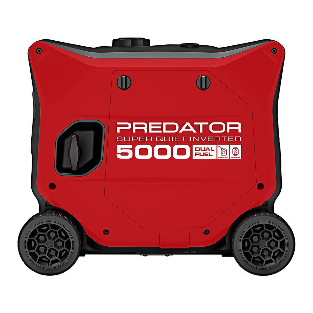 Predator. 5000 Watt Dual-Fuel SUPER QUIET Inverter - ZEROTURNN